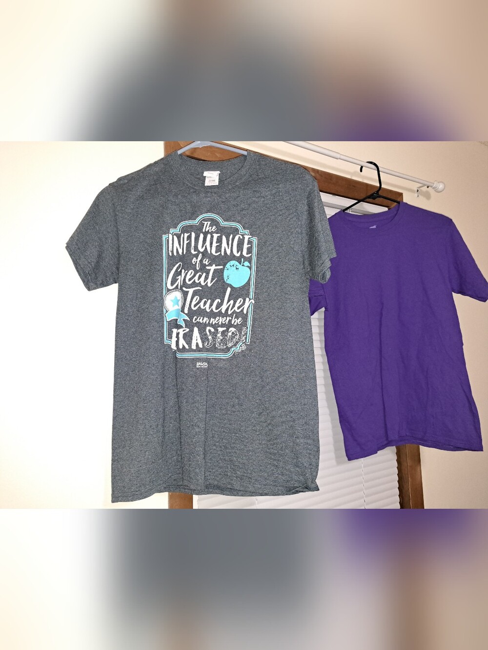Teacher T-shirts, NWOT, Size Small